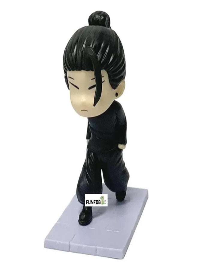 FUNFOB Jujutsu Kaisen Suguru Geto Action Figure Height-11cm Collectible for Anime Fans PVC Multicolour | Geto Angry Mini - Image 1